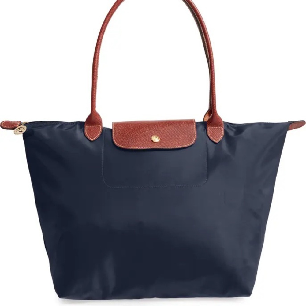 Large Le Pliage Tote in New Navy